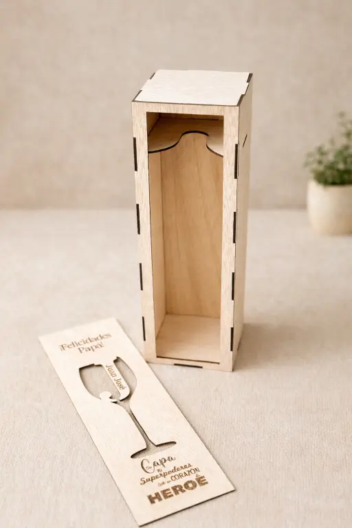 Botellero Personalizado de madera