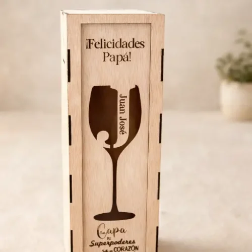 Botellero Personalizado de madera