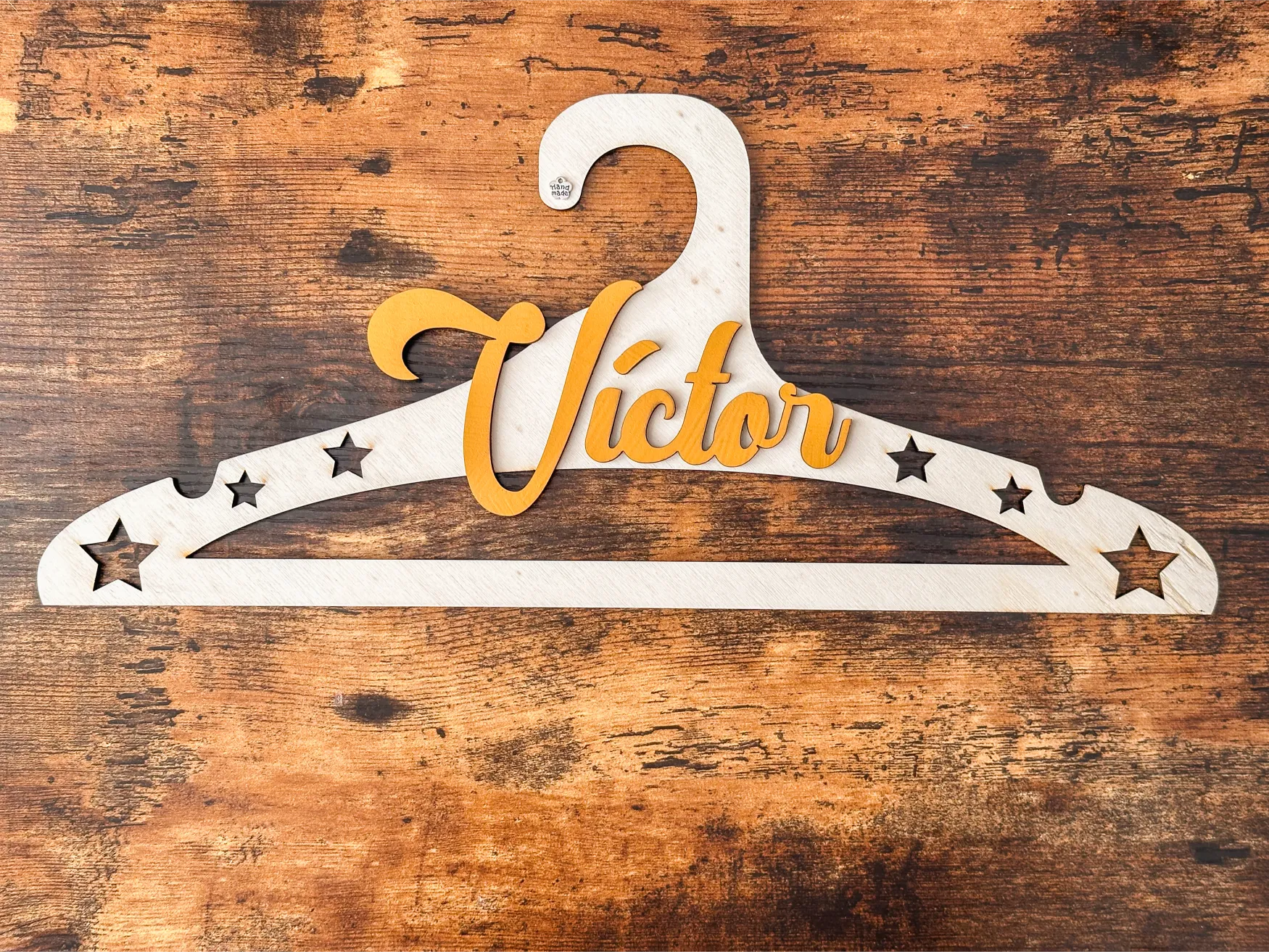 Percha de Madera Personalizada Comunión - Imagen 3