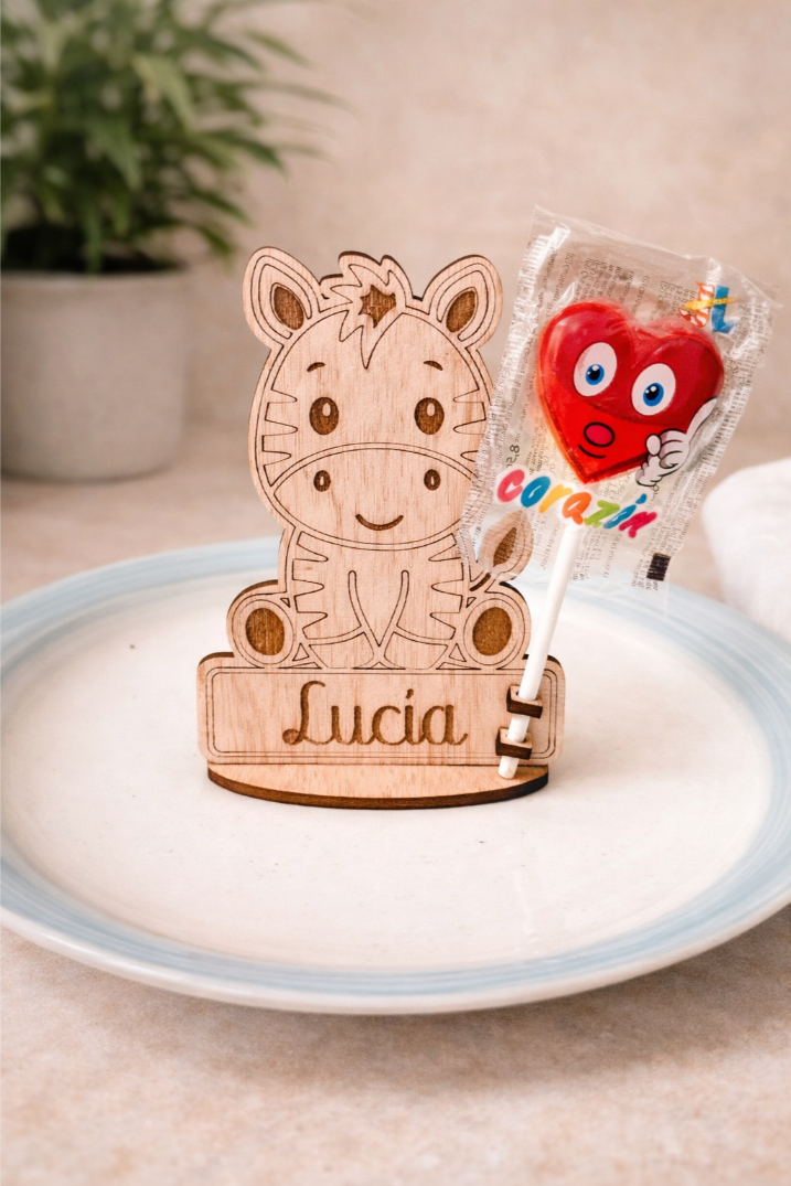 Marcasitios infantiles de animales personalizados