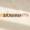 Lápices con nombre de madera personalizados