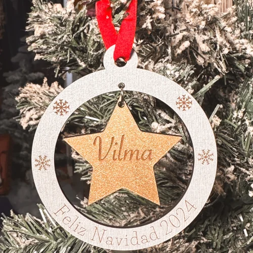 Bola Navidad con Nombre