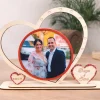 marco doble corazón personalizado con foto