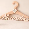 Percha de novia personalizada