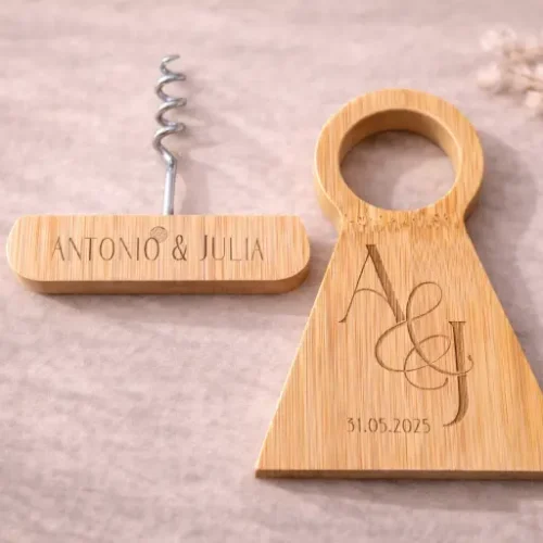 Sacacorchos y sujetabotellas personalizado