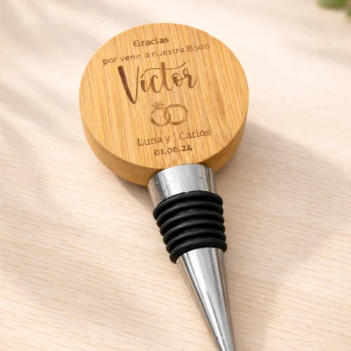 Tapón abridor de vino