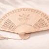 Abanico de madera personalizado