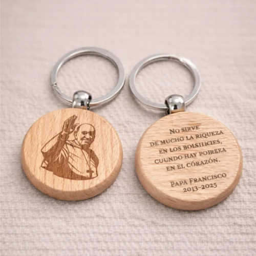 Llavero conmemorativo del Papa Francisco
