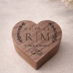 Caja de anillos personalizada