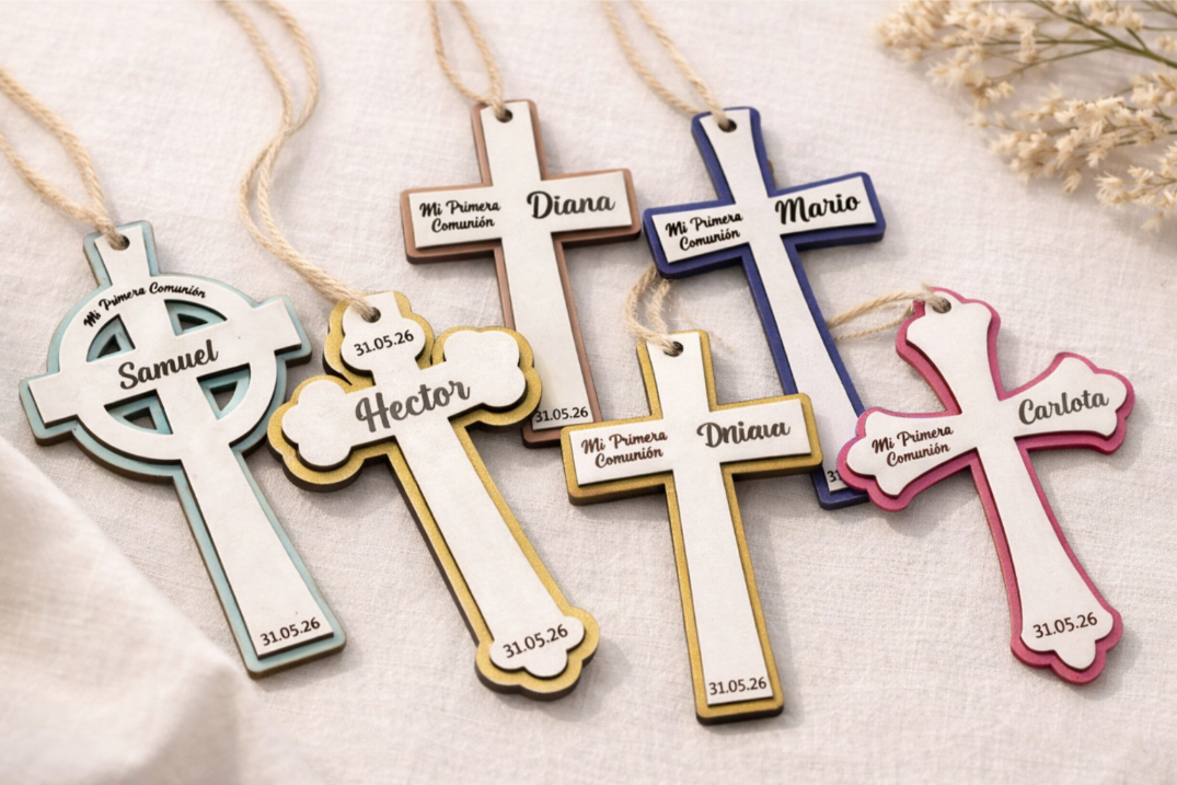 Cruces personalizadas para ceremonias religiosas