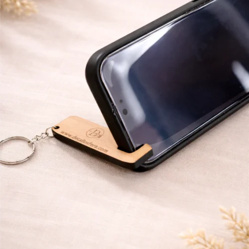 Llavero simple soporte móvil personalizado