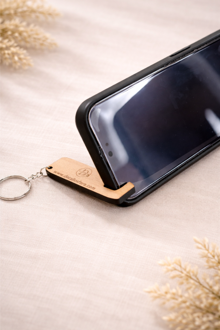 Llavero simple soporte móvil personalizado