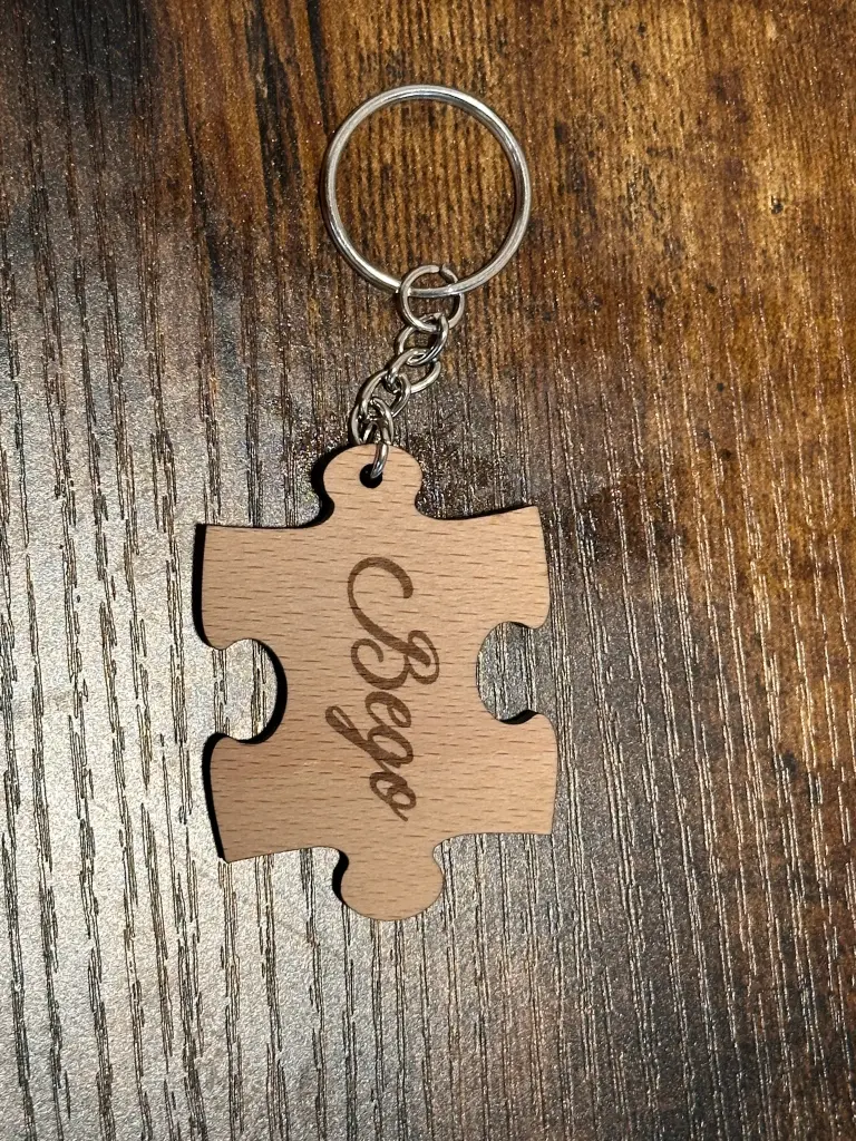 Llavero pieza de puzzle personalizado - Imagen 4
