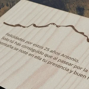 placa conmemorativa personalizada