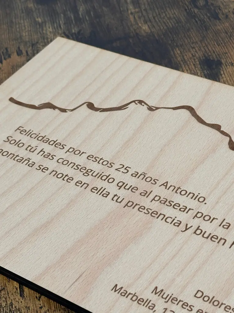 placa conmemorativa personalizada