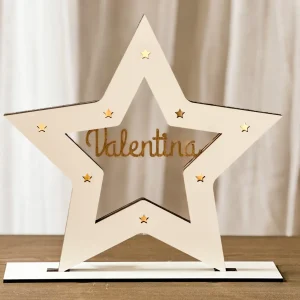 Lámpara LED estrella personalizada