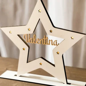 Lámpara LED estrella personalizada