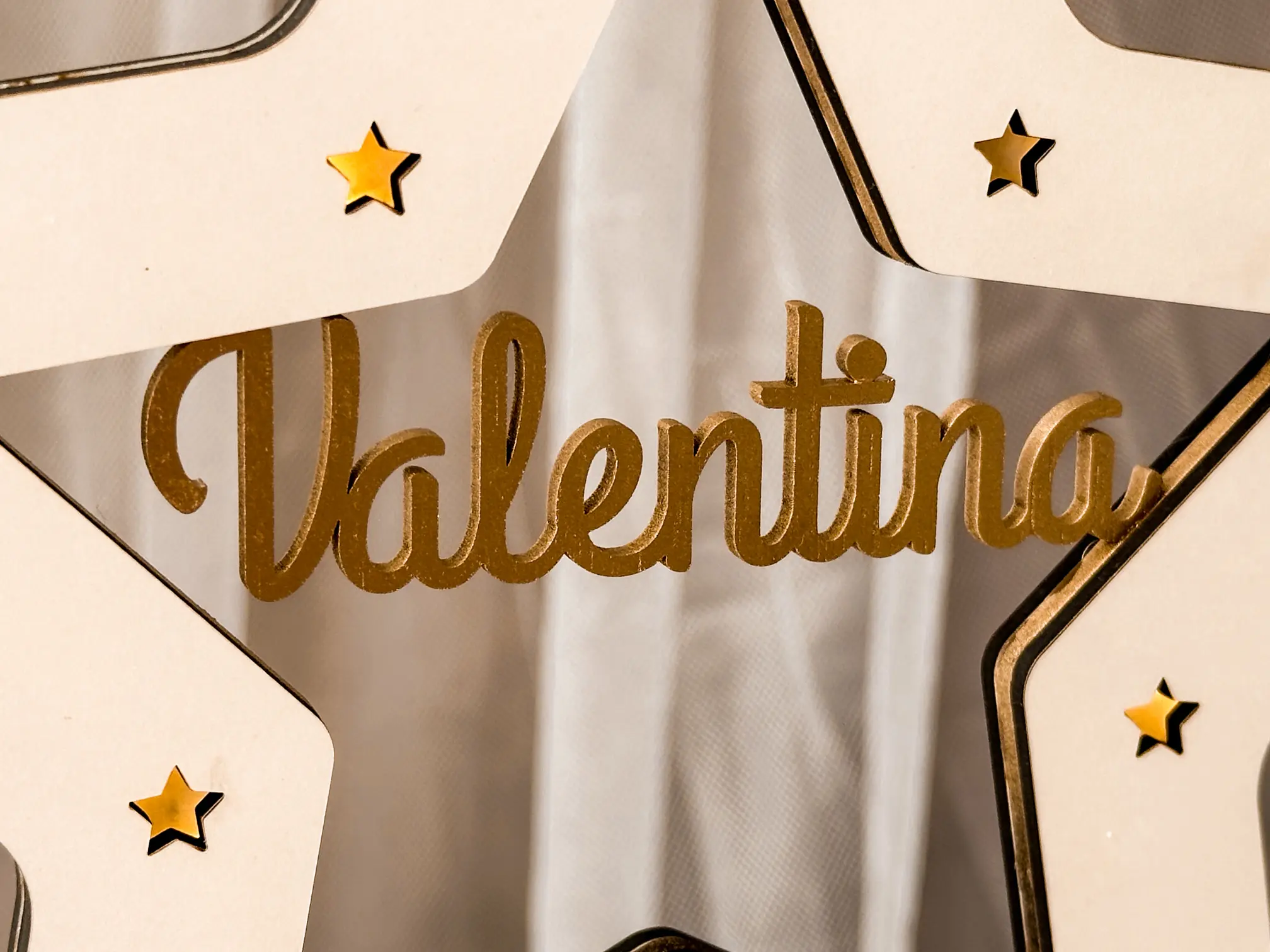 Lámpara LED estrella personalizada