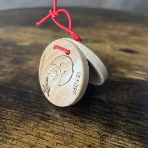 Castañuelas de madera personalizadas