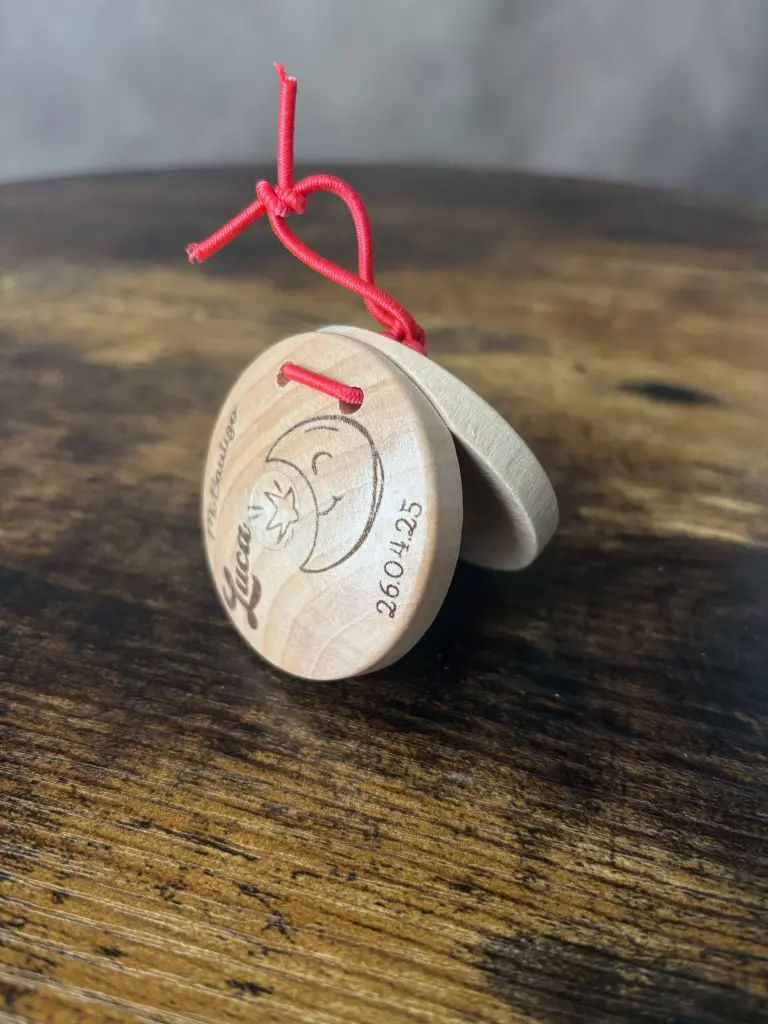 Castañuelas de madera personalizadas