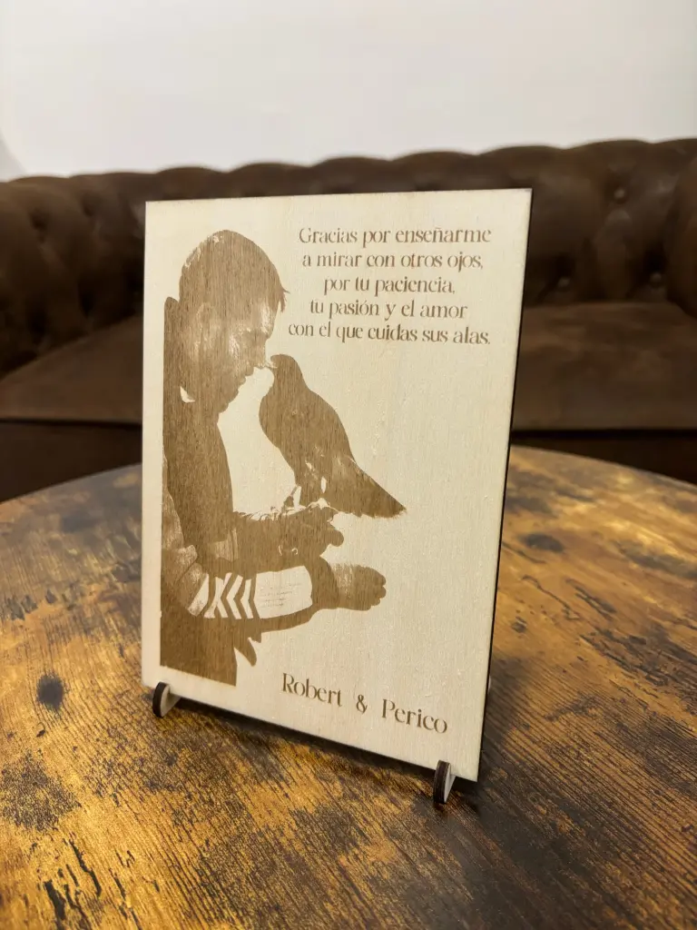 Grabado de foto en madera - Imagen 2