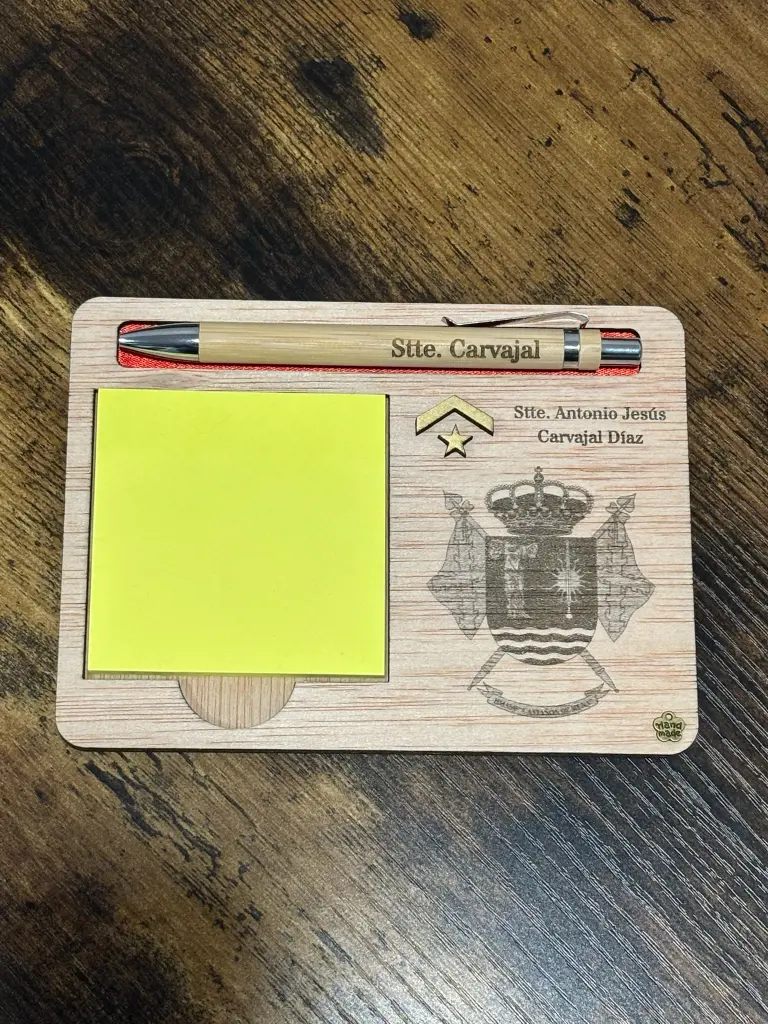 Set de notas militar personalizado - Imagen 3