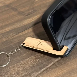 Llavero simple soporte móvil personalizado