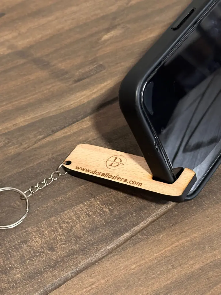 Llavero simple soporte móvil personalizado