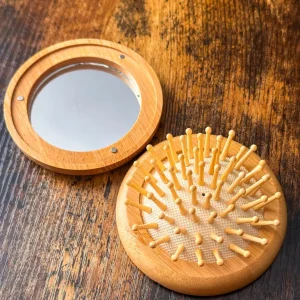 Peine con espejo de bolsillo personalizado