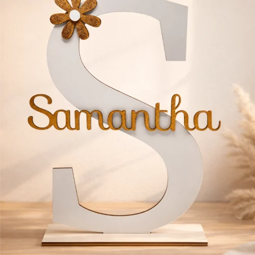 Letra personalizada con nombre