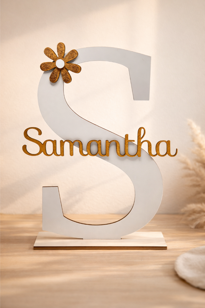 Letra personalizada con nombre