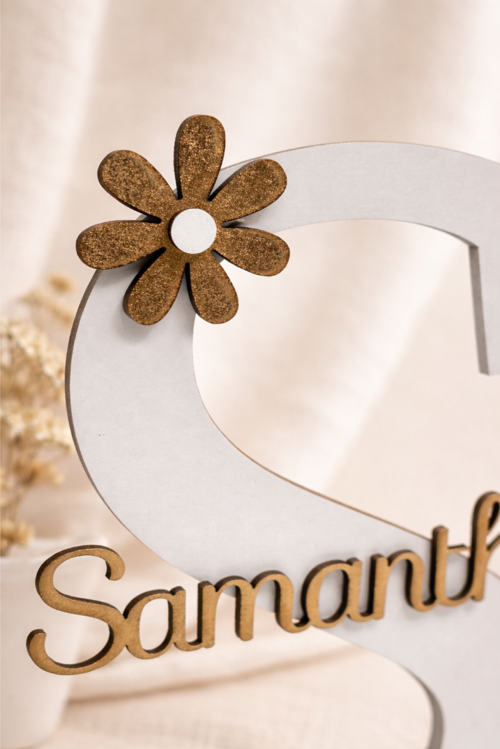 Letra personalizada con nombre