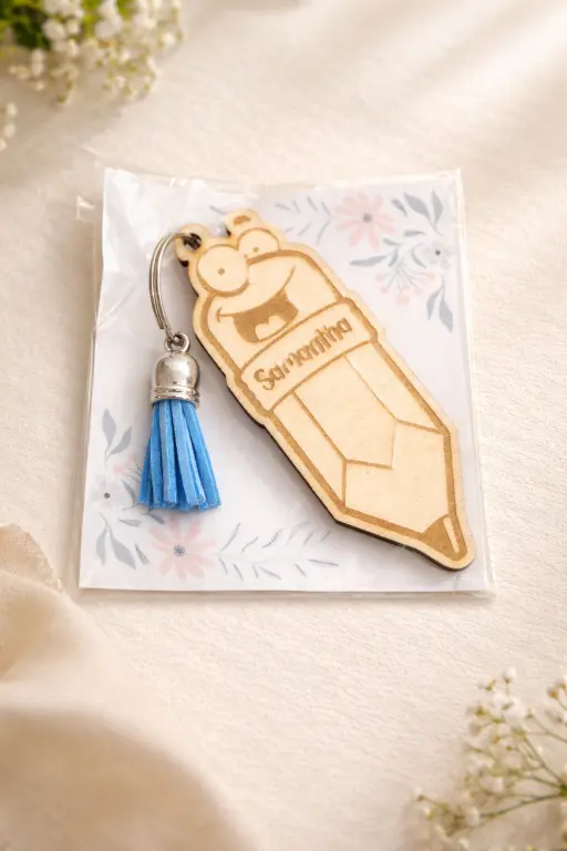 Llavero marca mochilas escolar personalizado