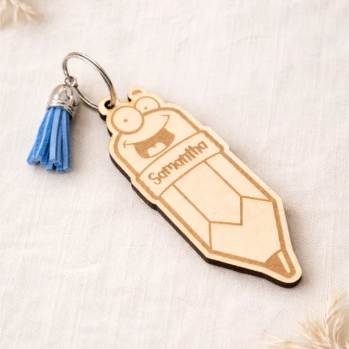 Llavero marca mochilas escolar personalizado