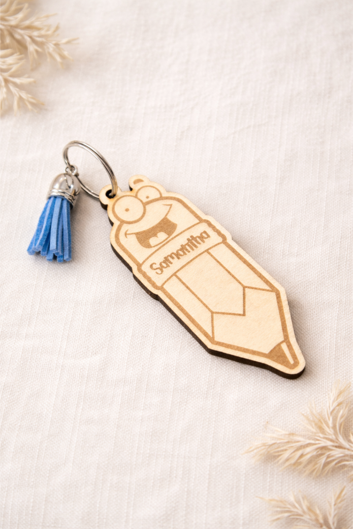 Llavero marca mochilas escolar personalizado