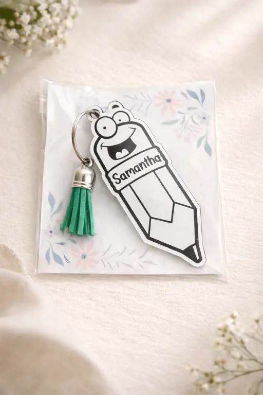 Llavero marca mochilas escolar personalizado