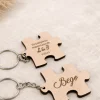 Llavero pieza de puzzle personalizado