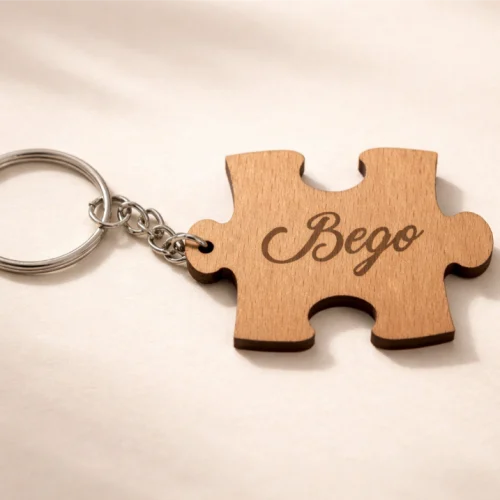 Llavero pieza de puzzle personalizado