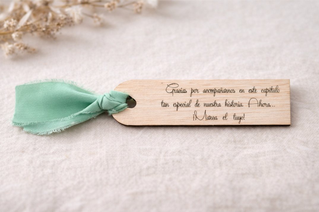 Marcasitios y marcapáginas personalizados