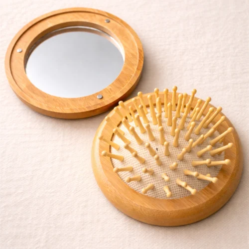 Peine con espejo de bolsillo personalizado