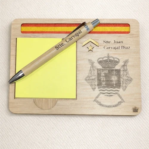 Set de notas militar personalizado