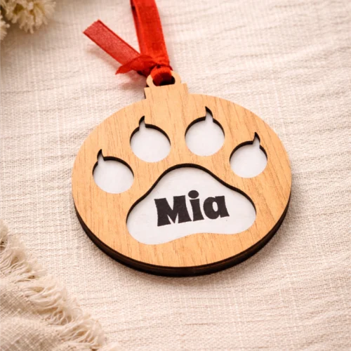 Bola Huella Mascotas Personalizada