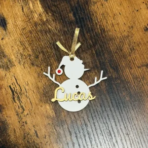 Bola muñeco de nieve personalizada