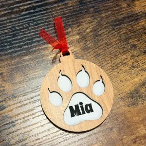 Bola Huella Mascotas Personalizada