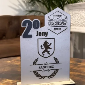 rofeo de madera personalizado