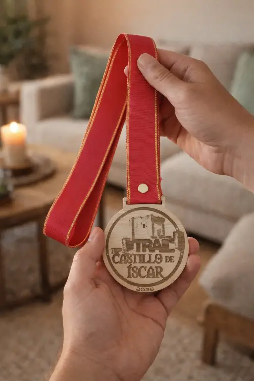 medalla grabada para eventos