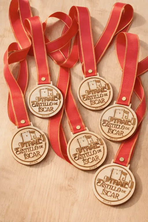 medalla grabada para eventos