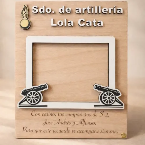 placa personalizada con foto