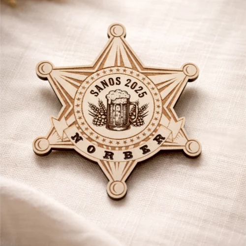 Chapas de Madera Personalizadas — Tu Diseño, Tu Forma