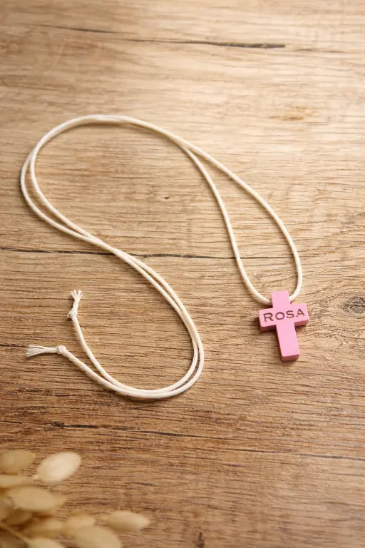 Cruz de Madera Personalizada - Símbolo de Fe Con Tu Nombre